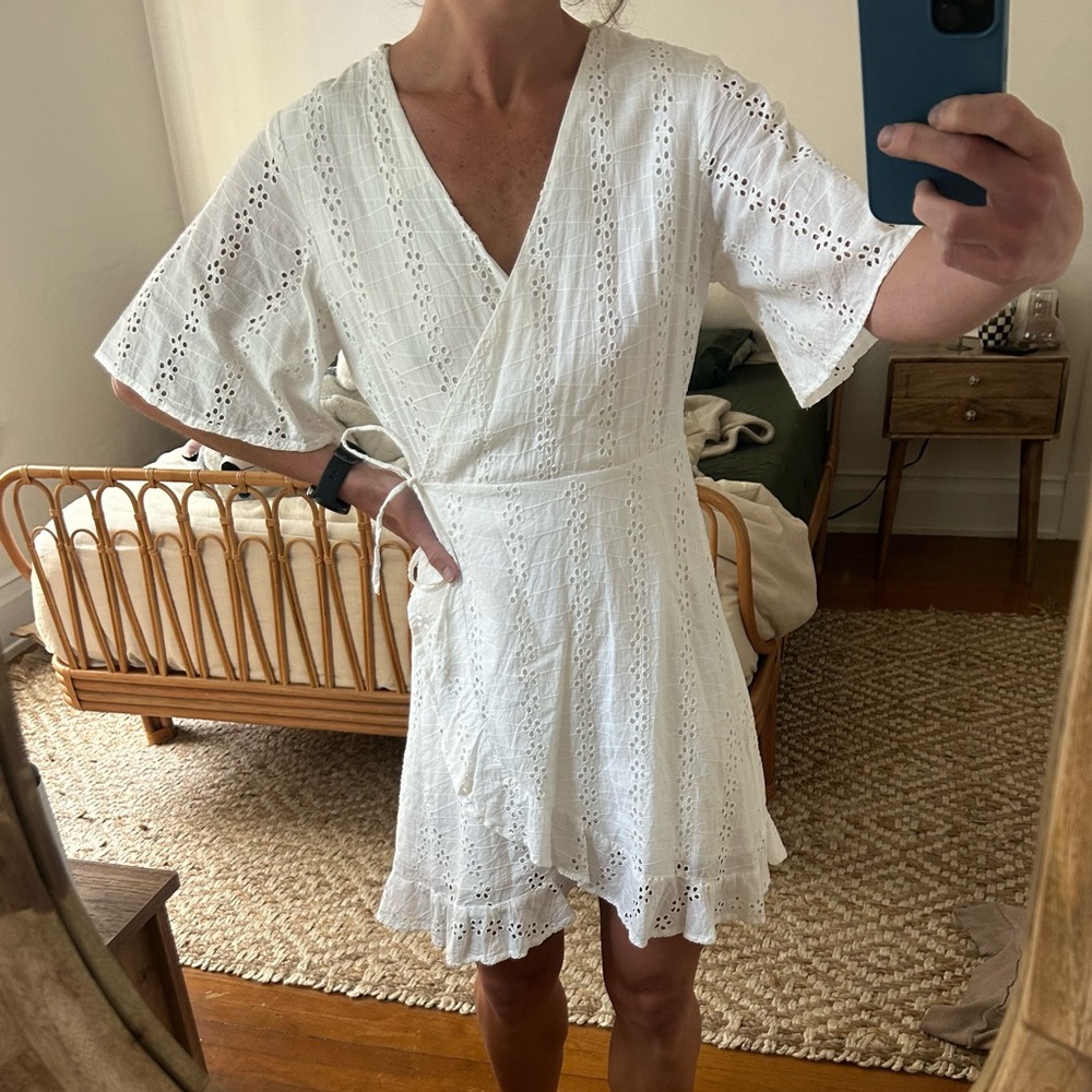 White Large Dress